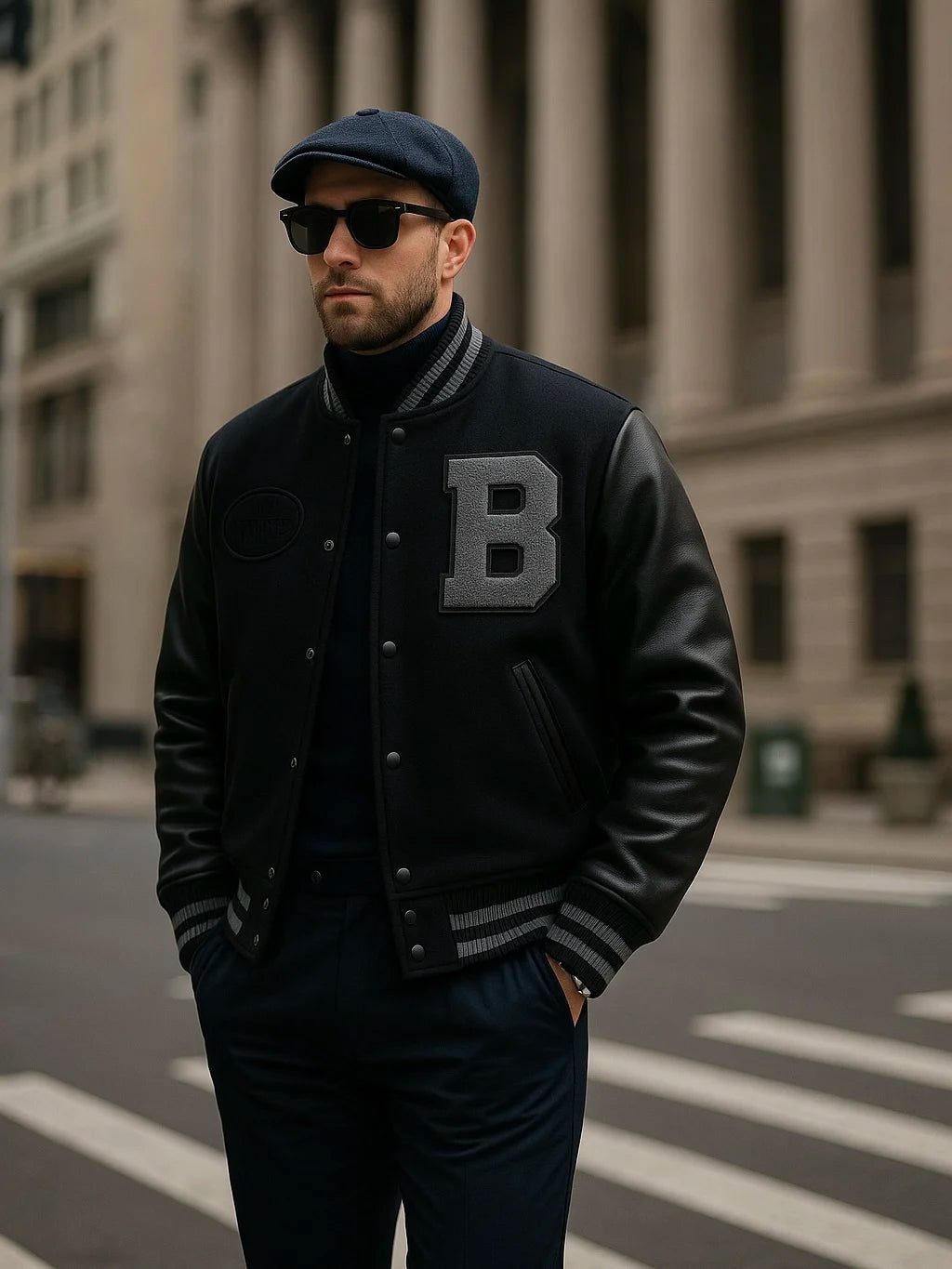 APEX VARSITY LEATHER JACKET