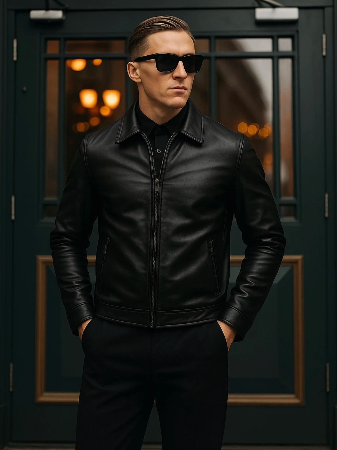 BELGRAVE CLASSIC LEATHER JACKET